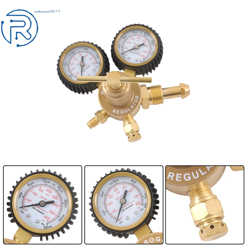 Nitrogen Regulator CGA580 for 0-800 PSI (1/4" Male Flare Outlet)