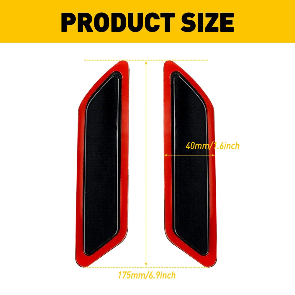 Set of 2 Smoke Bumper Reflectors for BMW 328i (2012–2015)