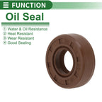 Set of 5 Oil Seals FKM Rubber 14x30x10mm for Various Models 