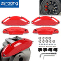 Set of 4 Red Brake Caliper Covers for Tesla Model 3 (2017–2024)