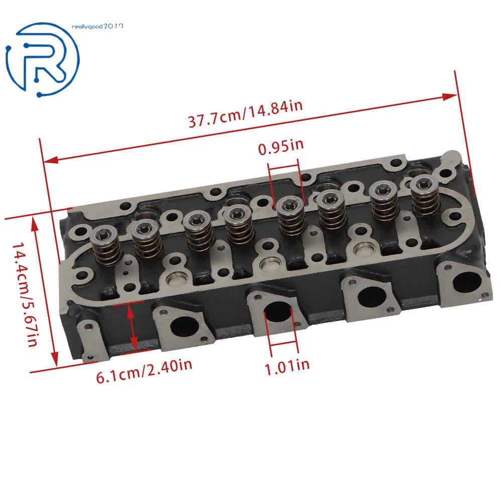Cylinder Head W/Gasket Kit 1G091-03044 for Kubota V1505