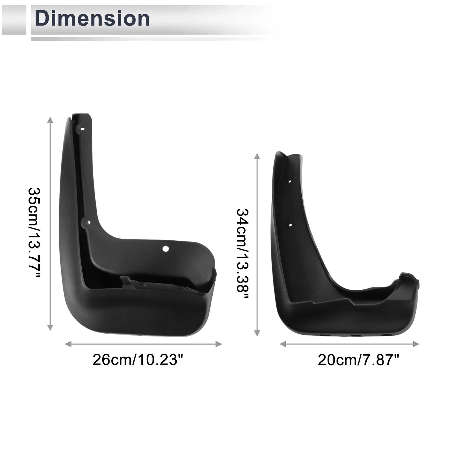 Mud Flaps Splash Guards for BMW 3 Series F30/F35 (2013-2019)