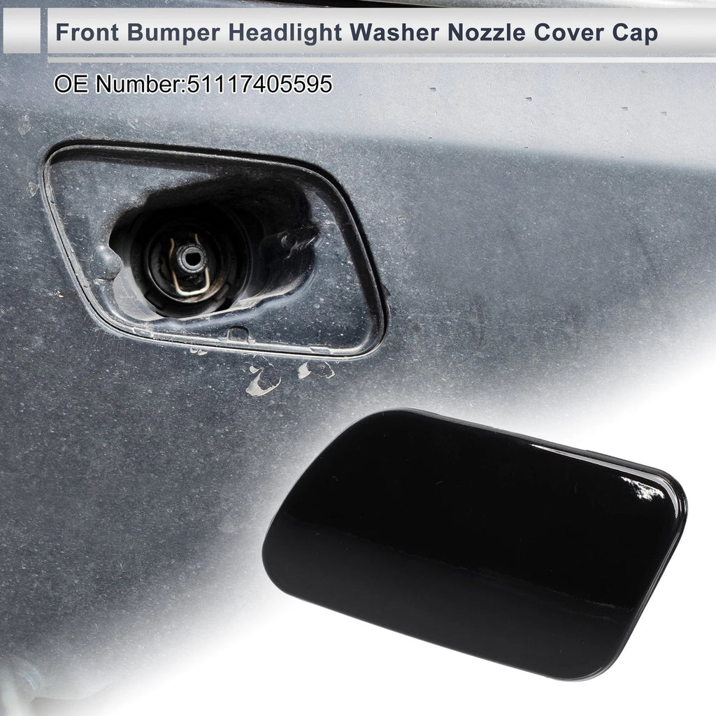 Front Left Bumper Headlight Washer Nozzle Cover Cap for BMW 740i 