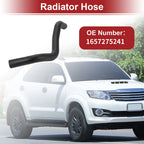 Radiator Hose for Toyota Tacoma 2.7L (2005–2015) No. 16572-75241 Rubber Black