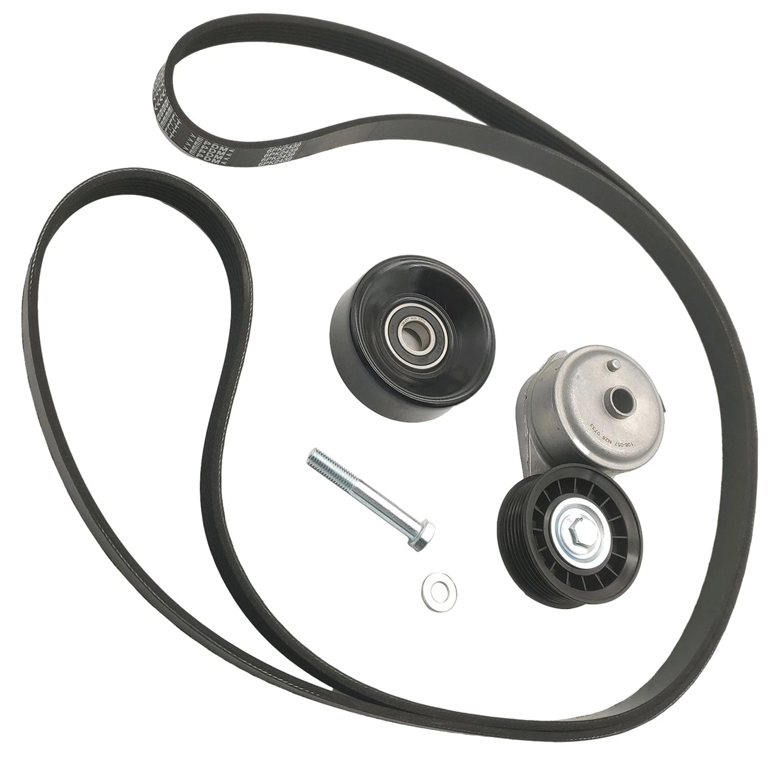 Serpentine Belt Tensioner Pulley Kit for Chevrolet Silverado 1500 (2007–2013)