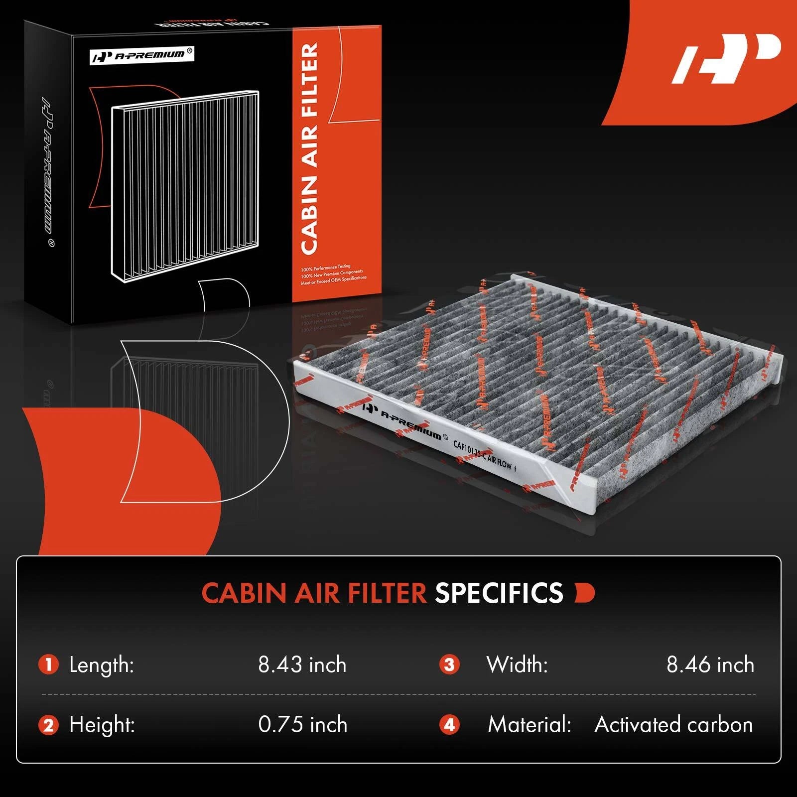 Engine & Activated Carbon Cabin Air Filter for Toyota 4Runner (2003-2009)