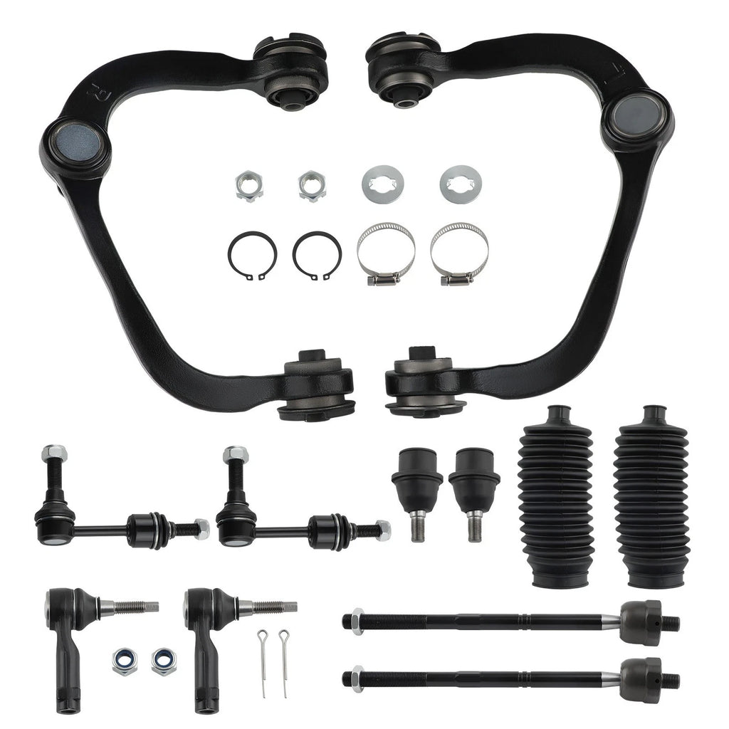 Set of 12 Front Upper Control Arms Sway Bar Link for Ford F-150 (2004–2005)