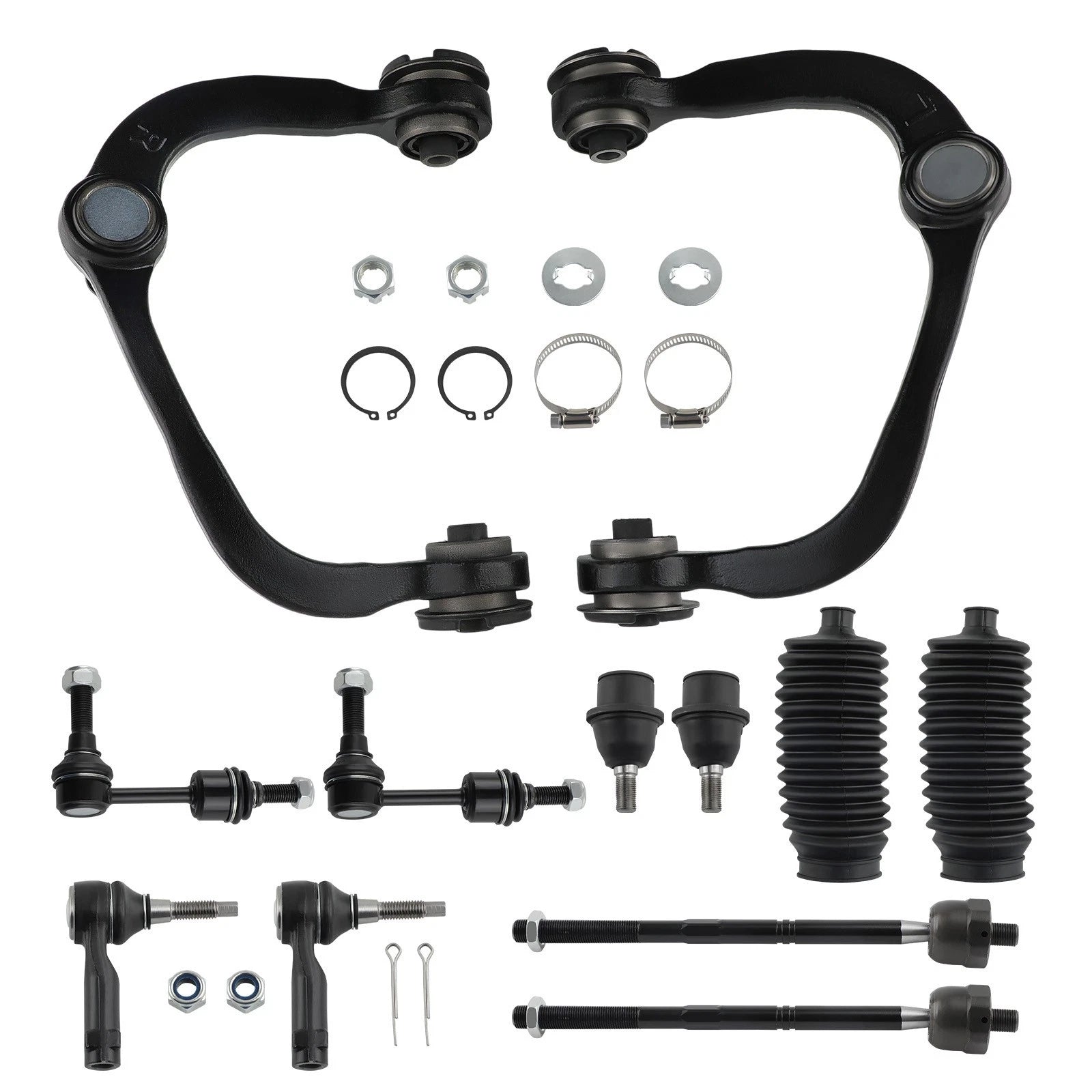 Set of 12 Front Upper Control Arms Sway Bar Link for Ford F-150 (2004–2005)