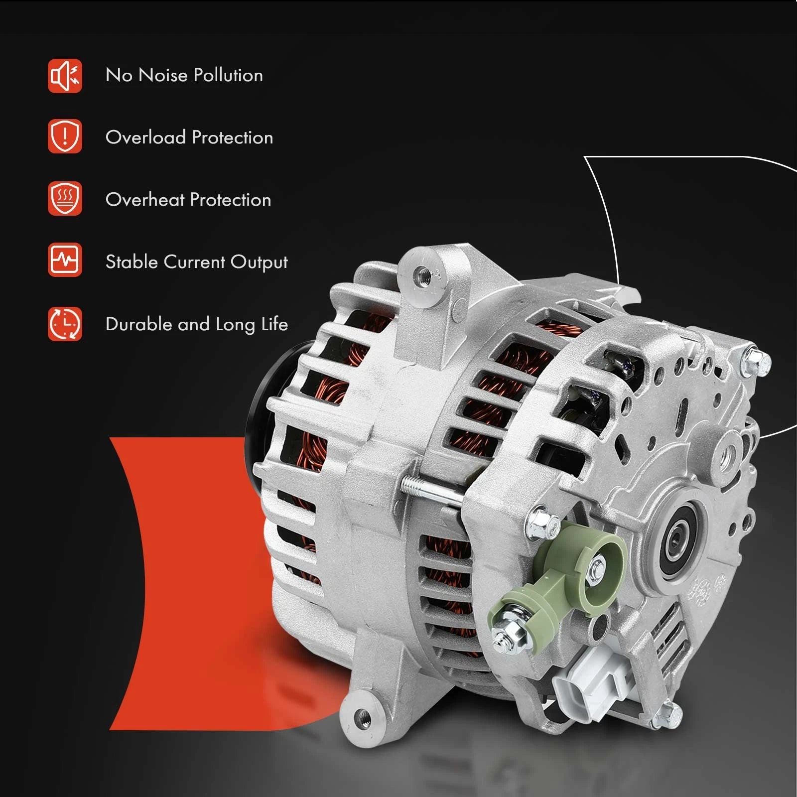 Alternator & Serpentine Belt for Ford F150 Lincoln