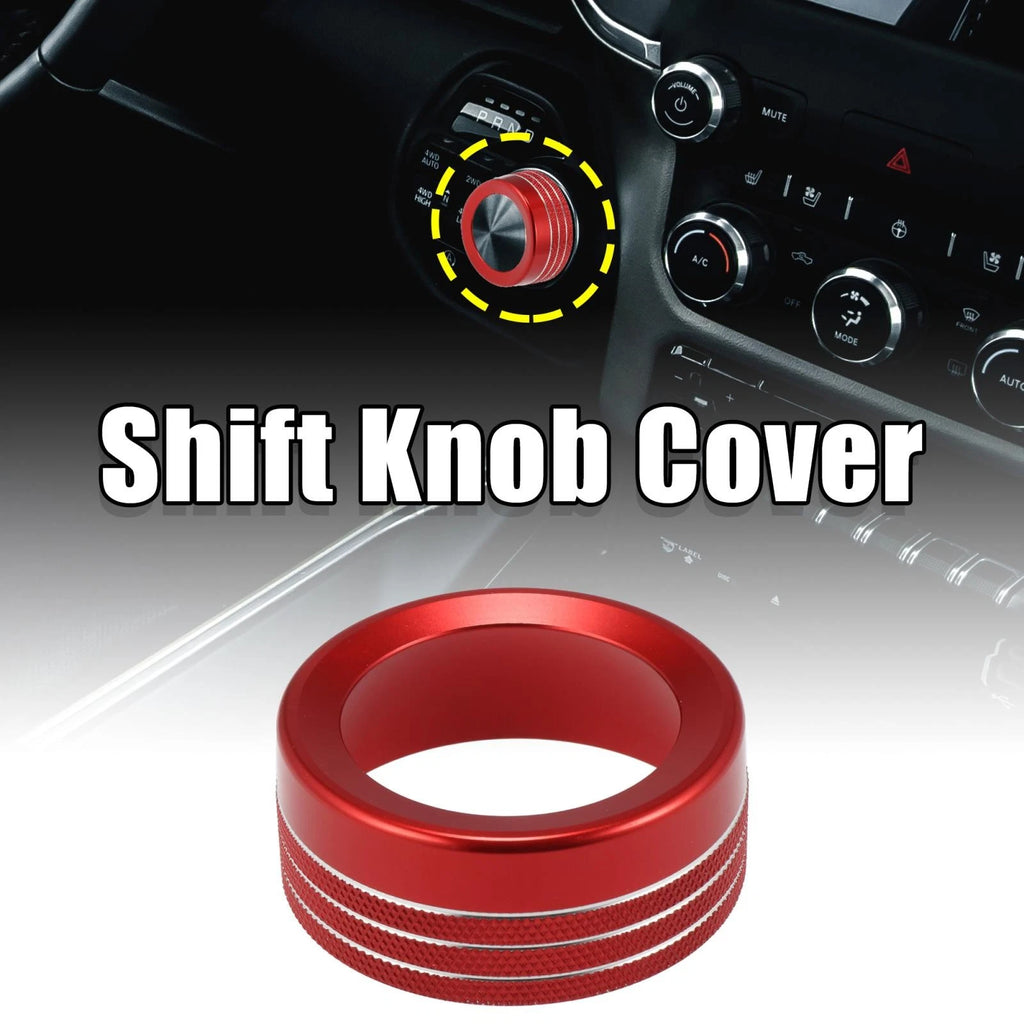 Gear Shift Switch Knob Cover for Dodge Ram (2013–2017) Red