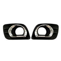 1 Pair Front Bumper Fog Light Cover Trim for Pontiac Vibe (2003–2008)