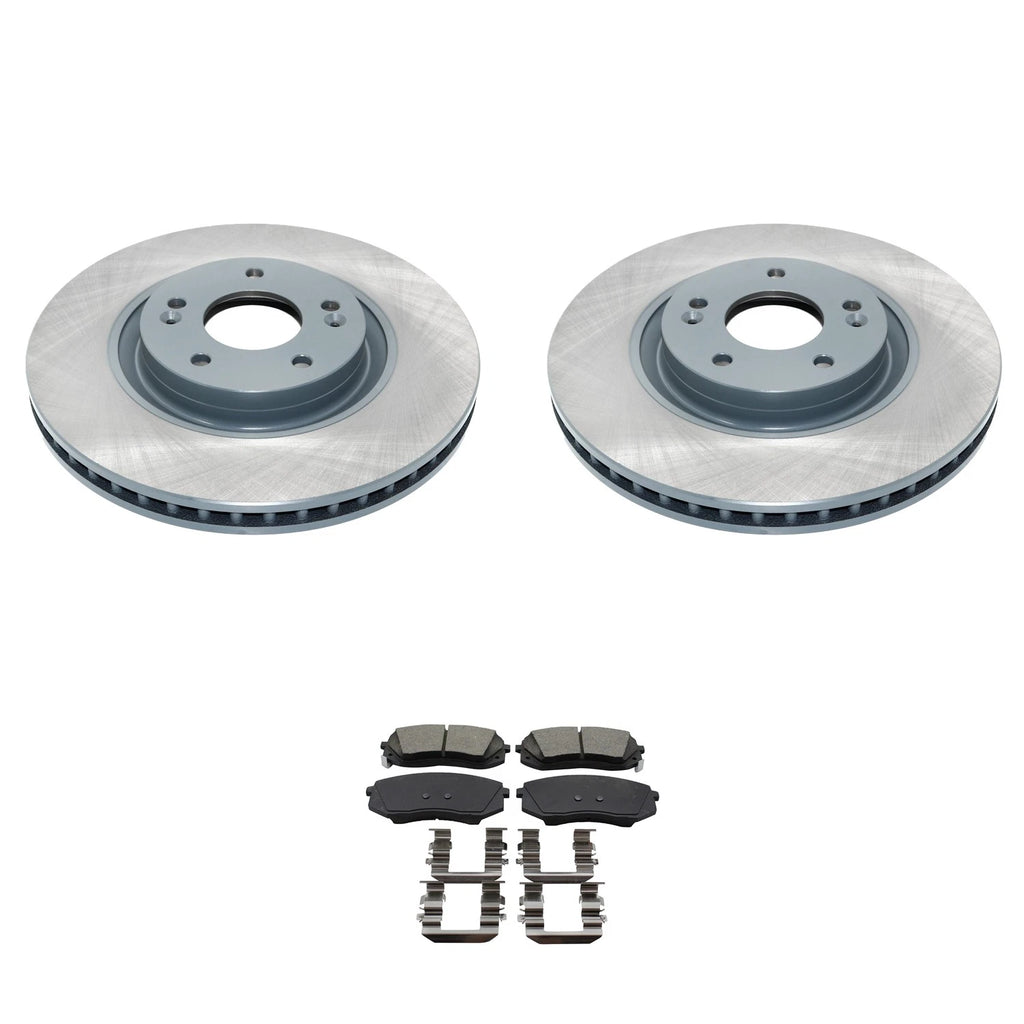 DuraGo Front Rotors & Bosch QuietCast Brake Pads Kit for Optima
