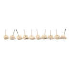 10Pcs Cotton Polishing Wheel Buffing Pad for Rotary Tool