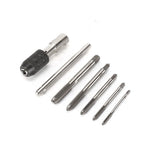 Tap Drill Set for M3-M8 with T Handle Ratchet Wrench