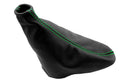 E Brake Boot Cover for Ford Mustang (2010–2014) Green Stitch
