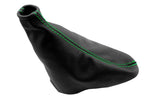 E Brake Boot Cover for Ford Mustang (2010–2014) Green Stitch