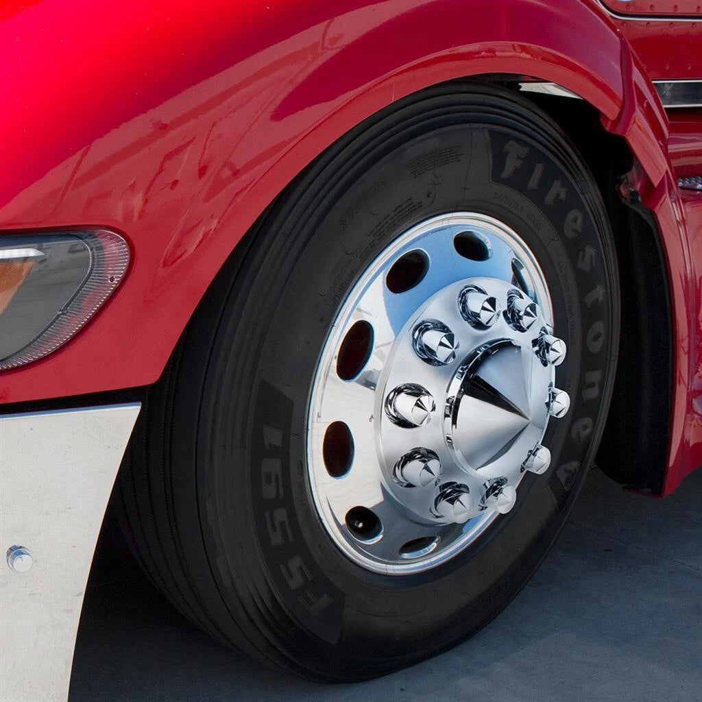 Lug Nut Covers Chrome Push On Set for 33mm Wheels (2005–2015)