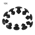 Set of 10 Plastic Screw Trim Clips for