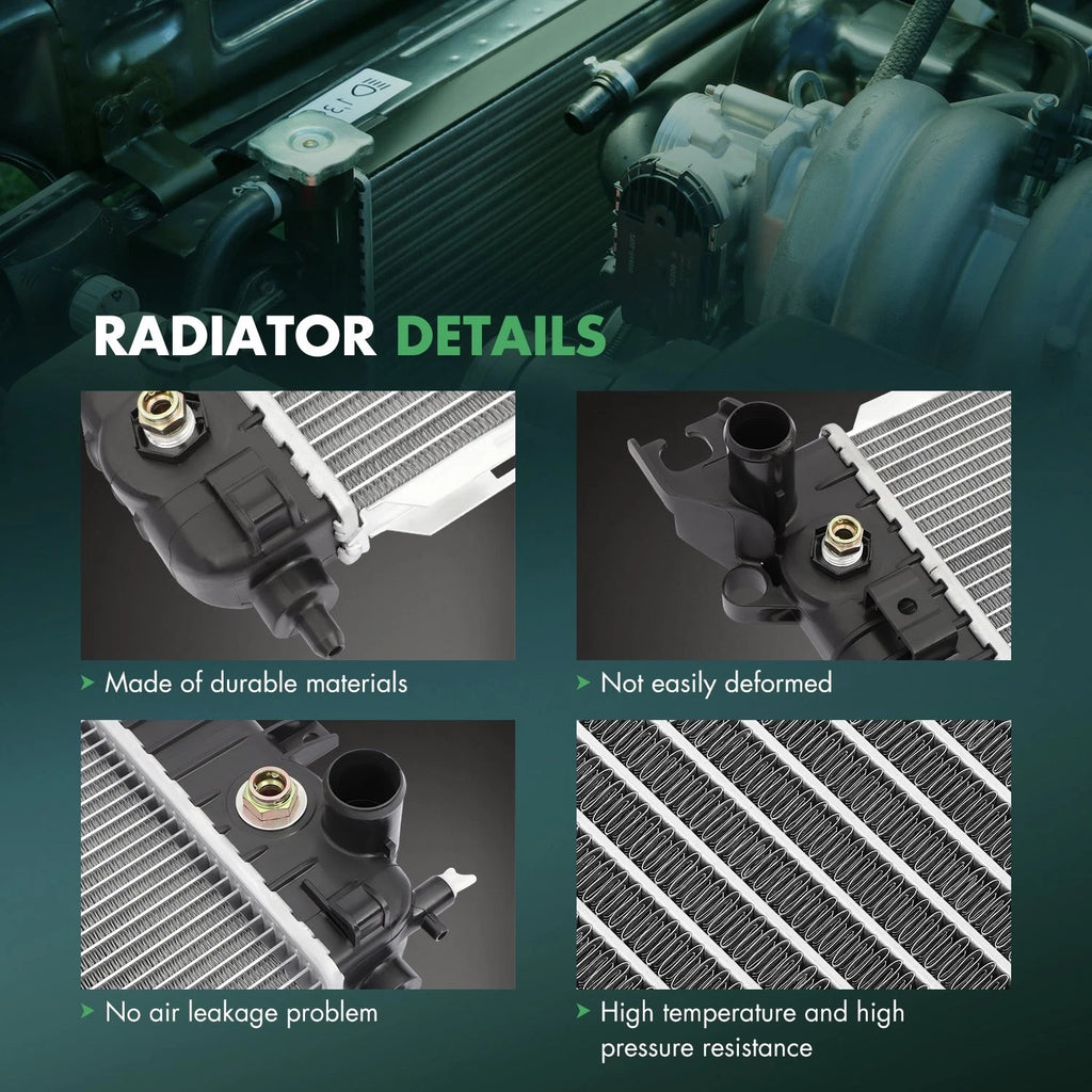 Radiator for GMC Yukon, Chevrolet Silverado 1500, 2500 (2014–2018)