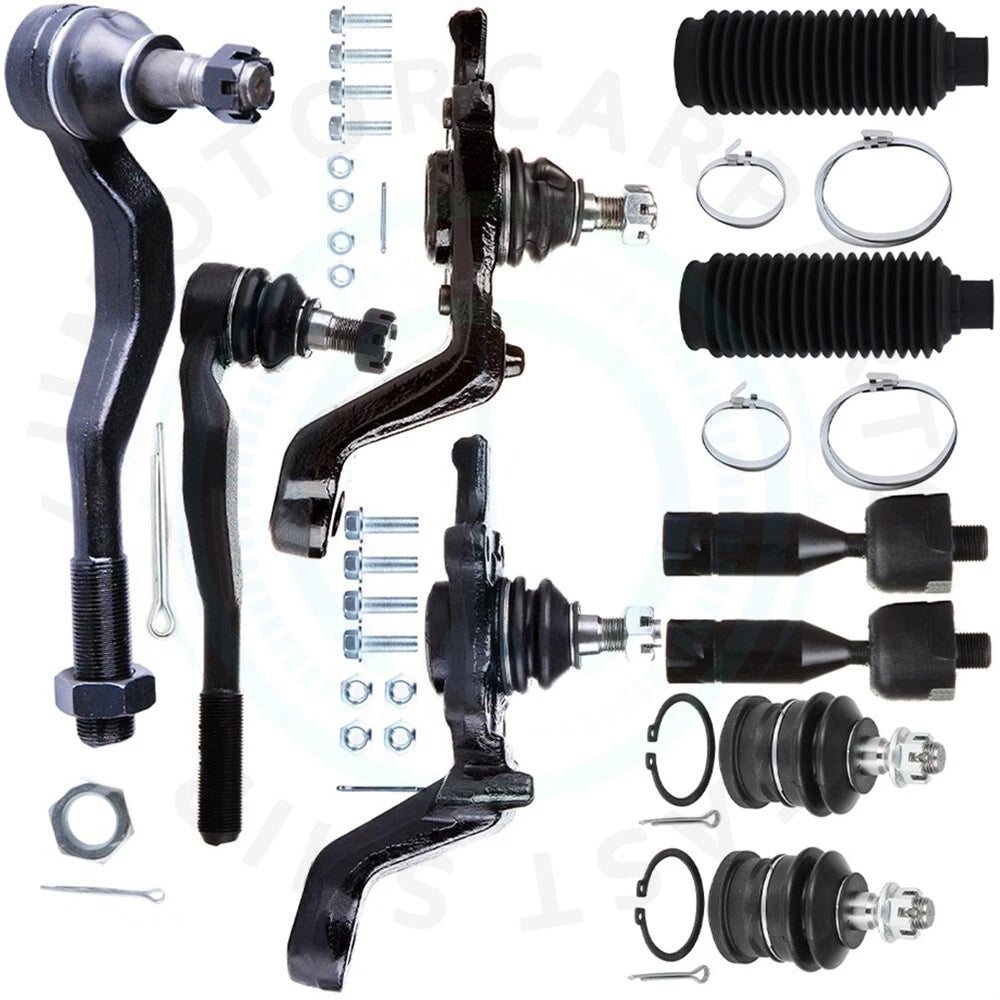Set of 10 Ball Joints Tie Rod Ends for Toyota Tacoma 4WD (1995–2004)