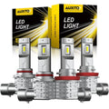 Set of 4 AUXITO 9005 H8 LED Headlight Bulbs for