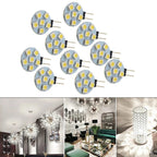 10 x DC12V G4 5050 SMD 6 LED Bulb Lamp for Car