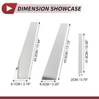 6 Pcs Chrome Silver Door Pillar Window Trim for Mercedes S-Class (2007-2013)