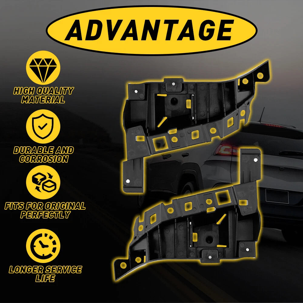 Set of 2 Lower Bumper Brackets for Jeep Cherokee (2014–2018)