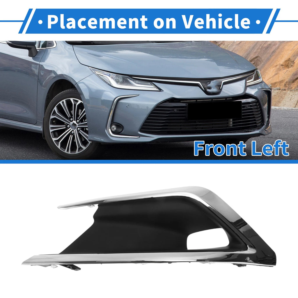 Front Left Fog Light Grill No. 5204002200 for Toyota Corolla (2015–2019)