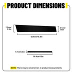 6pcs Black Window Pillar Post Molding Trim for Acura TL (2004–2008)