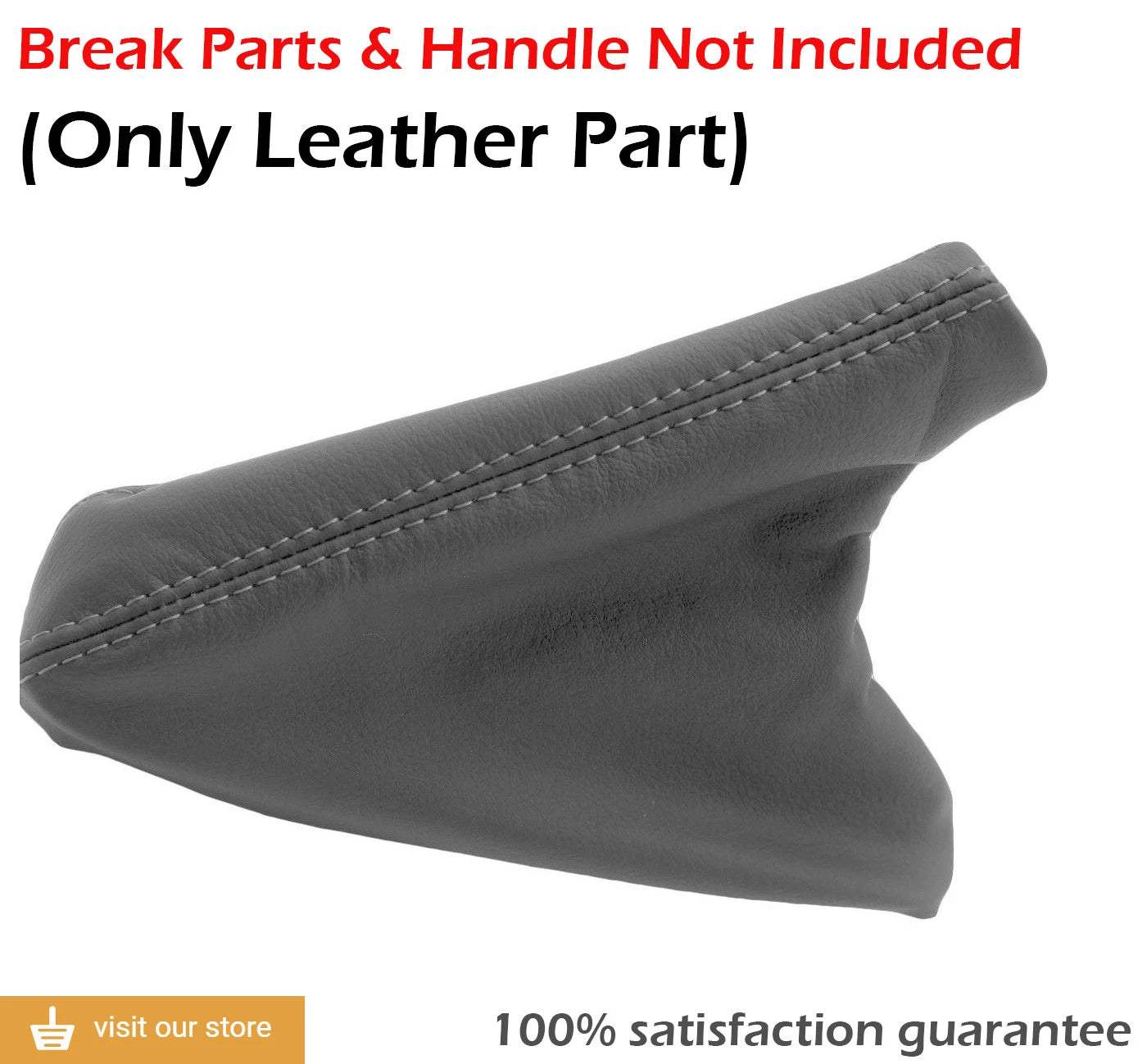 E Brake Boot for BMW E36 E46 (1992–2004) Gray Leather Synthetic