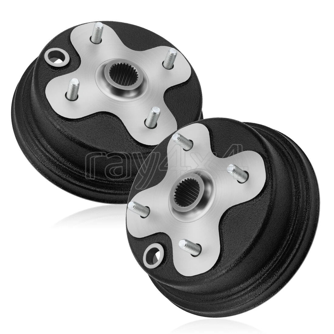 2 Front Wheel Axle Hubs for Yamaha Big Bear 350 / Kodiak 400 (1998–2000) 3HN-25111-02-00