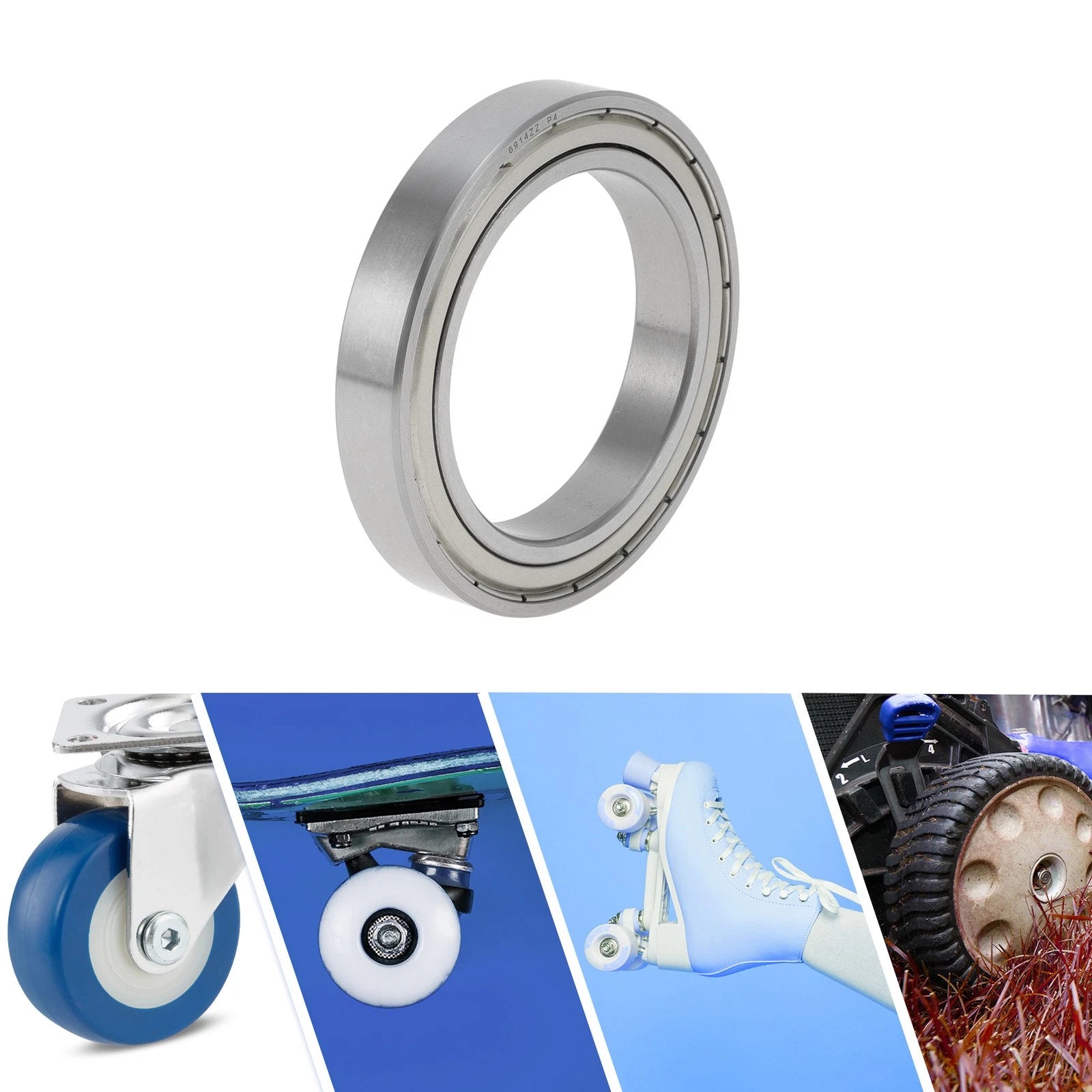 Deep Groove Ball Bearing P4 70x100x16mm for Scooter Skateboard (1 Pc)