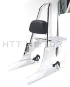 Detachable sissybar backrest luggage rack for Harley Dyna (2007–2016)