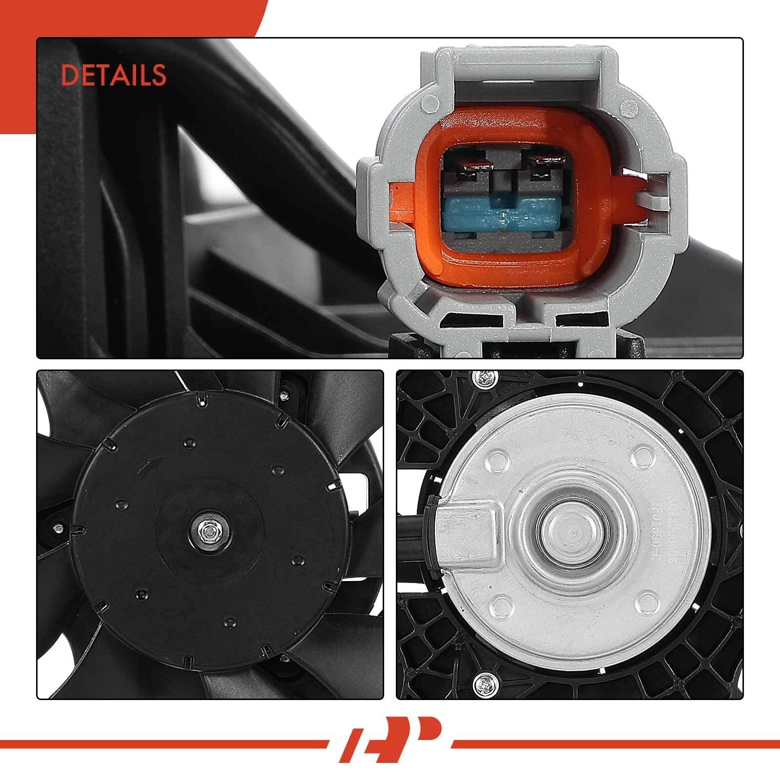 AC condenser and cooling fan assembly with shroud kit for Subaru Forester (2019–2021)