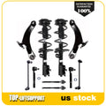 Set of 4 Front Struts Lower Control Arm Tie Rods for Nissan Rogue