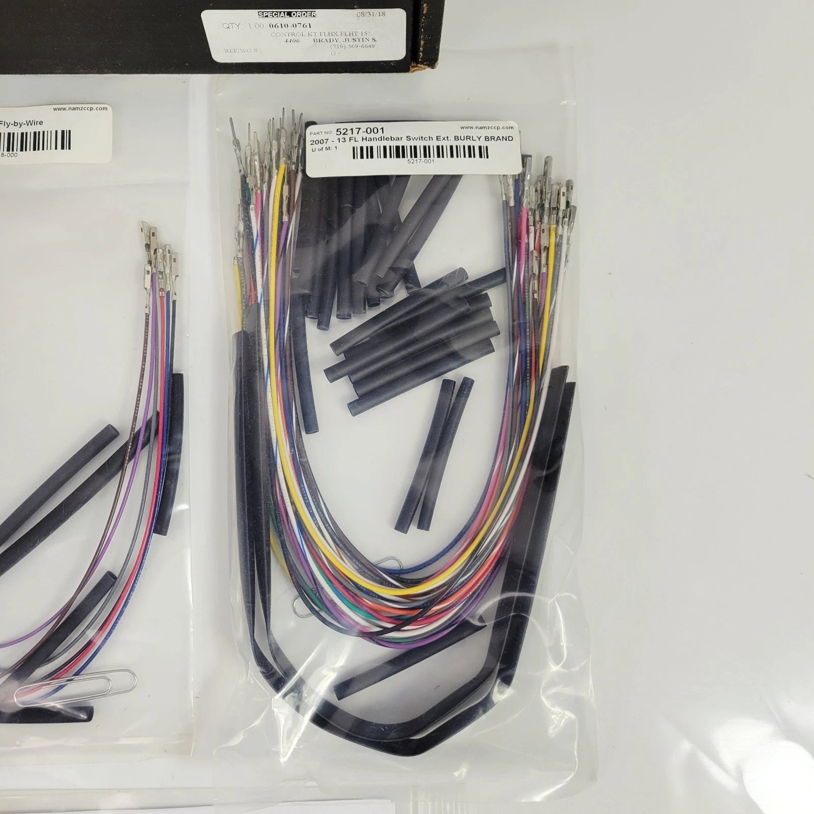 Brake Line & Wiring Extension Kit for Harley 2008–2013 (15" Ape Hanger)