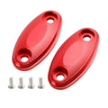 CNC Aluminum Red Mirror Block Off Plates for Honda CBR500R CBR600RR (2013–2020)