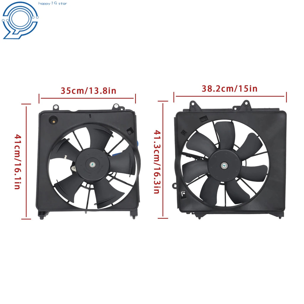 Set of 2 Radiator Cooling Fans for Honda Insight (2010–2014)