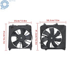 Set of 2 Radiator Cooling Fans for Honda Insight (2010–2014)