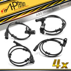 Set of 4 ABS Wheel Speed Sensors for Mercedes-Benz ML430 ML500 (1998–2005)