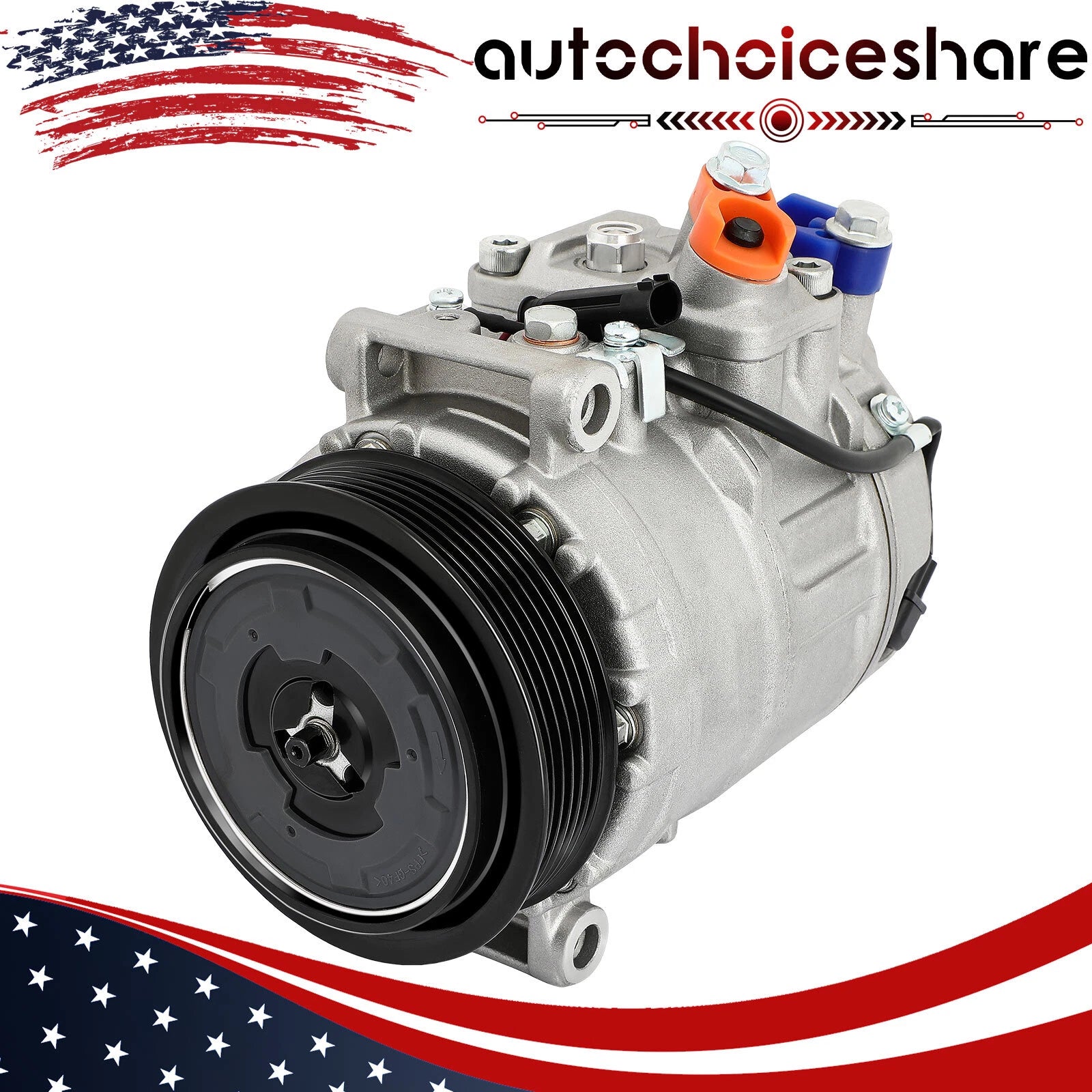 A/C Compressor for Mercedes-Benz C320 ML350 GL450 ML550 S550 E500 (2001–2010)