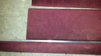 Set of 2 Door Panel Inserts for Thunderbird Cougar (1989–1993) Red Cloth