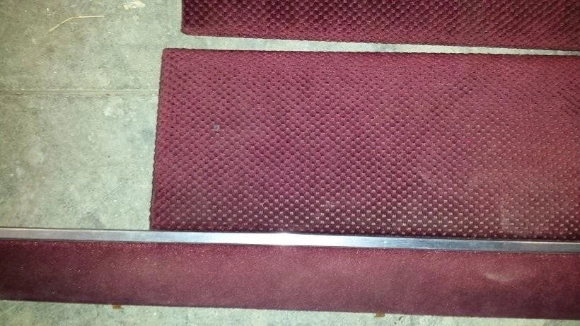Set of 2 Door Panel Inserts for Thunderbird Cougar (1989–1993) Red Cloth