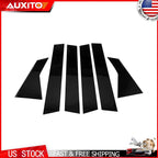 6PCS Black Pillar Post Covers for Land Rover Range Rover Sport (2014–2022)