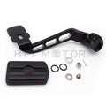Black Brake Arm Footpeg for Harley Road King Street Glide (2014–2018)