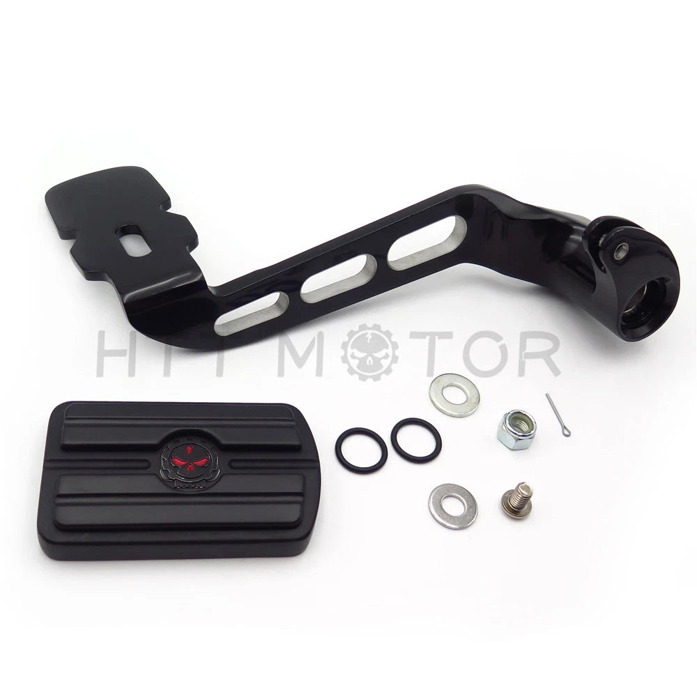 Black Brake Arm Footpeg for Harley Road King Street Glide (2014–2018)