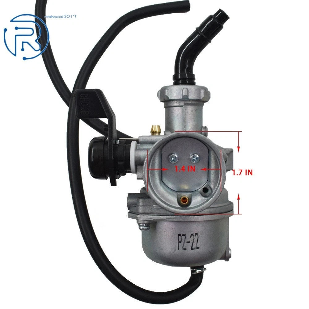 48mm Carburetor & Throttle Cable for Honda CRF70 XR70 (2004-2023)