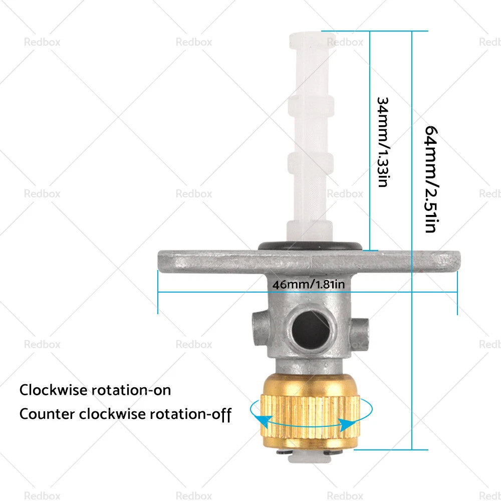 Fuel Tap Gas Valve Petcock for KTM 50 65 Mini Pro SR JR 50SX (2000–2023)