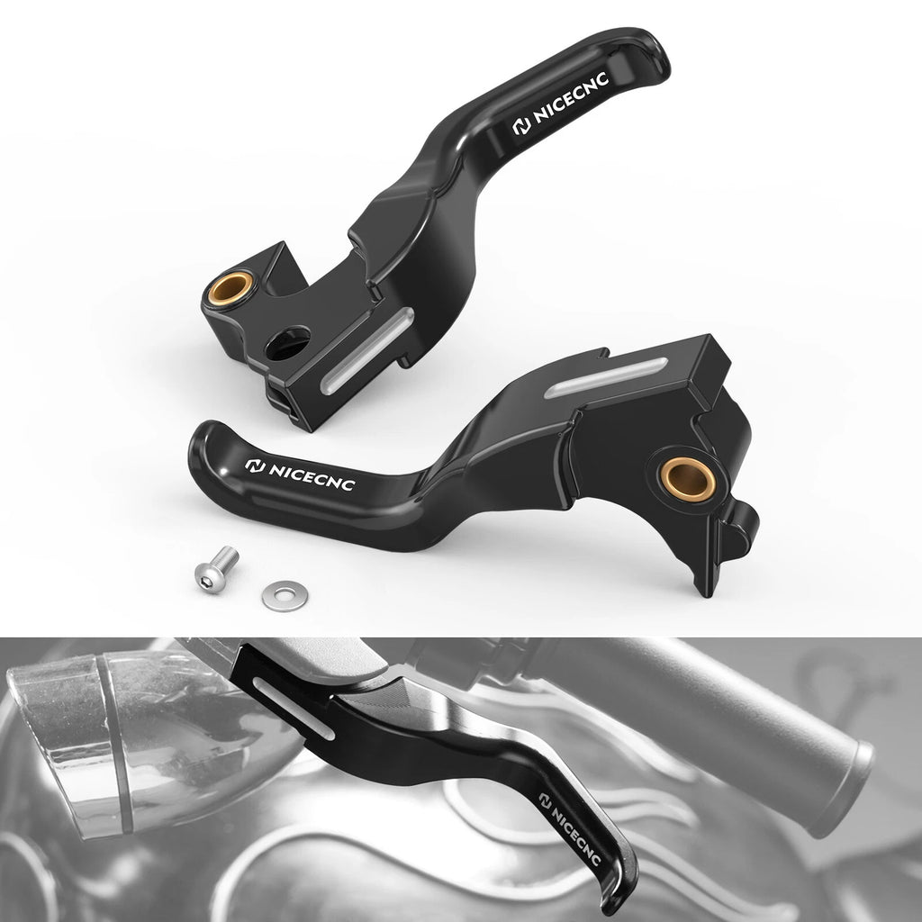Shorty 2-Finger Brake Clutch Levers for Harley Sportster 1200 (2014–2023)